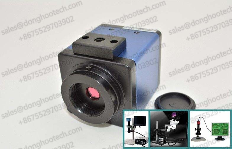  Industrial HD Microscope Camera With U - disk Storage And Overlay Graphics 