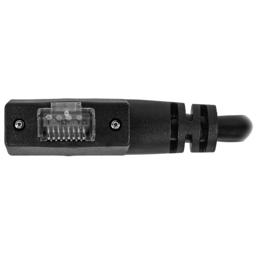 RJ45 Horizontal LEFT Exit W/Recessed Screws